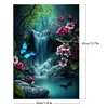 Butterfly Flower Waterfall-Paint by Numbers Acrylic Painting 30*40CM(HOT)