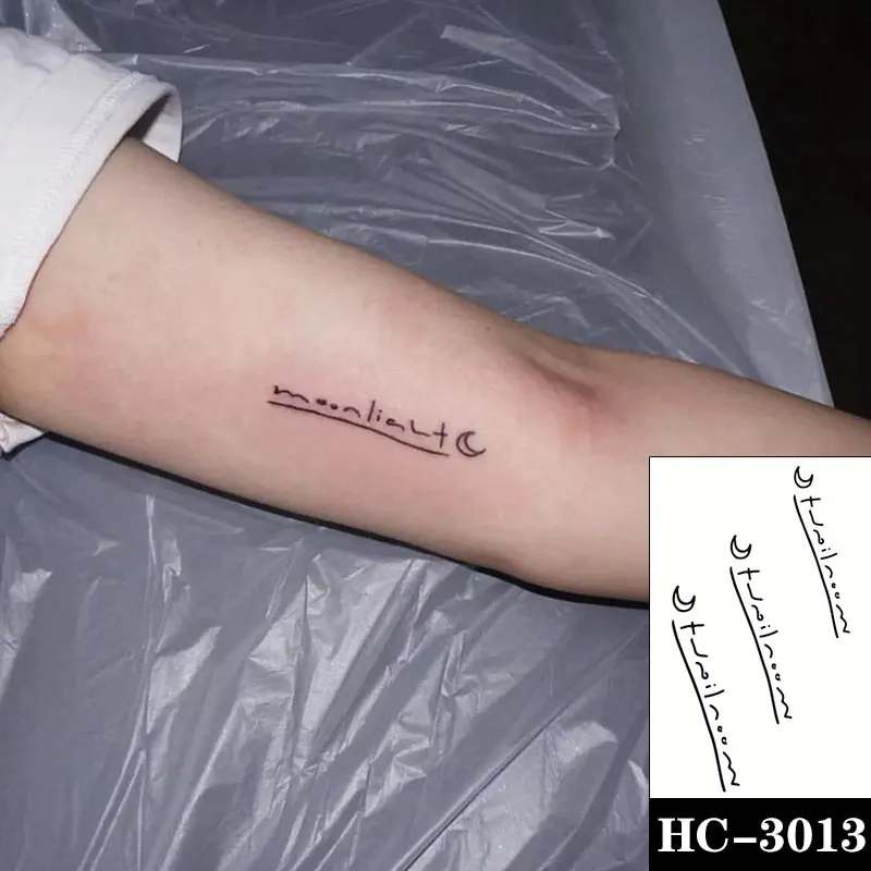 Holding Hands In Love Stickers Hand Heart Tattoo Body Art Makeup Waterproof Temporary Women and Men Fake Tatoo