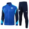 Joyfball 2024/2025 Chelsea Long Zipped Jacket Blue Soccer Jersey 1:1 Thai Quality 