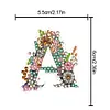 2pcs/set DIY 26 Letters Double Side Diamond Painting Wine Glass Charms Identification Kit