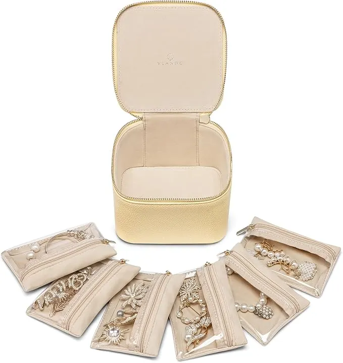🔥LAST DAY 49% OFF🔥Leather Jewelry Boxes for Travel - Buy 2 Free Shipping