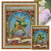 (US Local)Dragon-14CT Stamped Cross Stitch Kit(40x55cm)