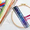Acrylic Cross Stitch Row Line Board Cartoon Pattern Art Accessory (Starry Sky )