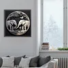 Diamond Painting-DIY Full Round Drill Elephant Relief