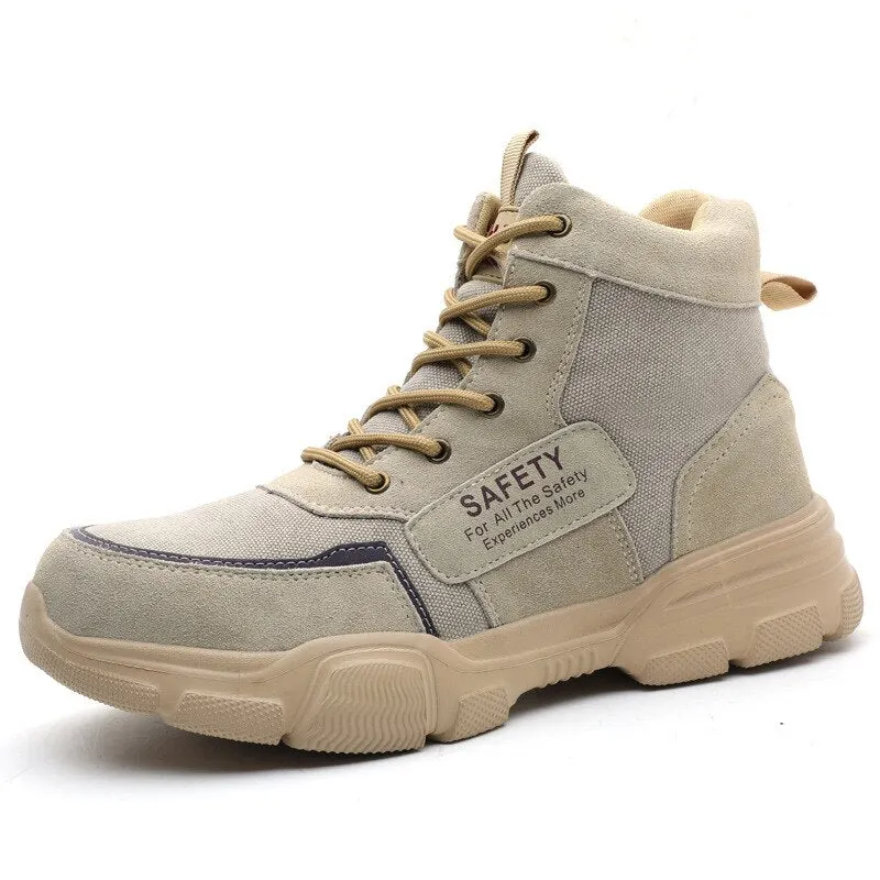 Male Safety Shoes Work Sneakers Indestructible Work Safety Boots Winter Waterproof Shoes Men Steel Toe Shoes Sport Safty Shoes