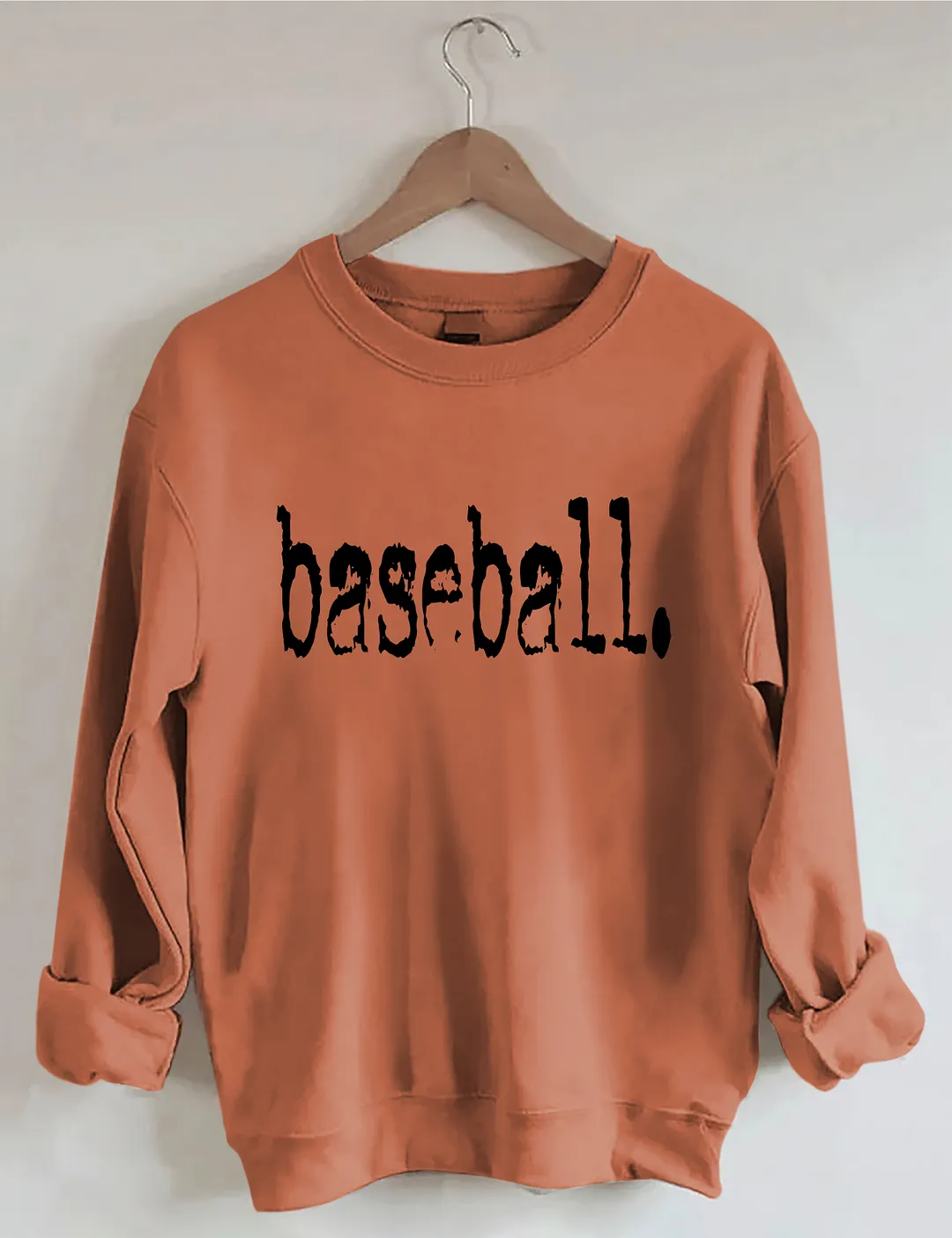 Baseball Typography Design Sweatshirt