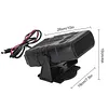 Solar Car Heater 20W Monocrystalline Solar Panel Auto Defroster Winter Air Dryer