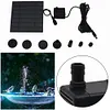 1.2W Solar Water Fountain Pump 180L/H with 6 Nozzles for Water Feature Outdoor