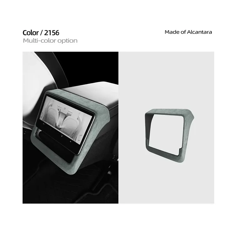 TESLASY 2024 Model 3 Highland Alcantara Rear AC Vent Cover