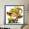 Yellow Flower Goblin-11CT Stamped Cross Stitch 45*45cm