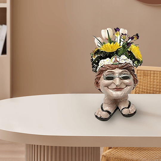 🧡(Gardening Upgrade) 💛Human Face Statue Flower Pot