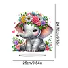 Diamond Painting Acrylic Elephant Desktop Ornament Decorations