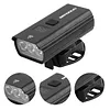 3 Lamp Bead Bike Front Light Night Riding Safety Headlight Digital Display Lamp