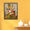 Peony Flower Vase - 11CT Stamped Cross Stitch - 40*50cm - Flower