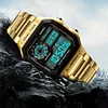 50M Waterproof Alarm Sports Wrist Watch Countdown Timer Wrist Watch Lovers Gifts