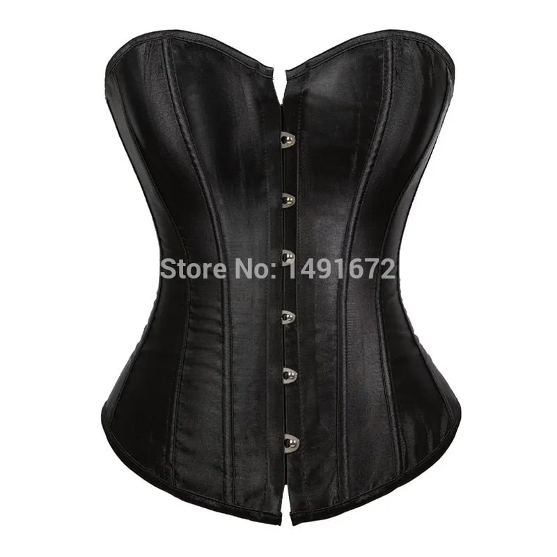 Corsets Bustiers for Women Overbust Corset Top Corselet Sexy Bridal Victorian Costume Plus Size Corsetto Korsett White Black