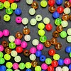 1000pcs/box Luminous Fishing Beads Hard Plastic Round Glow Beads Fishing Stopper