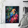 Parrot Flower - 11CT Stamped Cross Stitch 40*50cm/15.75*19.69in