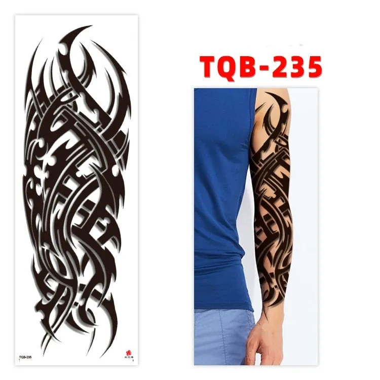 Temporary Tatoo Tattoo for Woman Tattoo Stickers Arm Tattoo Big Sleeve Men and Women Personality Tiger Leopard stickers