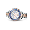 Rolex Yacht-Master II Two Tone Steel Rose Gold White Dial Watch 116681-0002