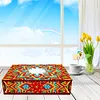(US Local)Diamond Painting Storage Box DIY 5D Diamond Painting Jewelry Box for Women (D)