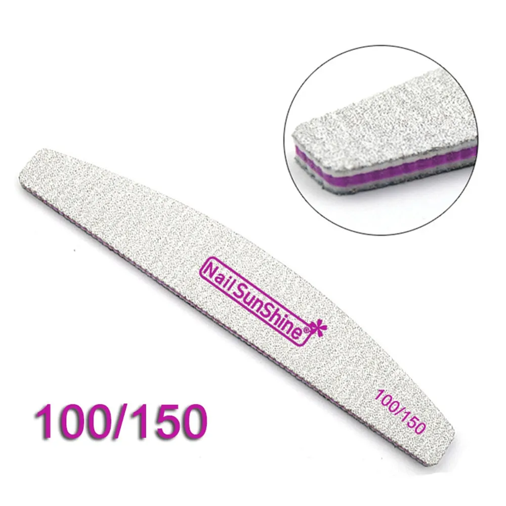 1Pcs Hot sale Wooden Nail Files Sanding Buffer Double Sided Nail Care Portable Professional Pedicure Manicure Beauty Tool