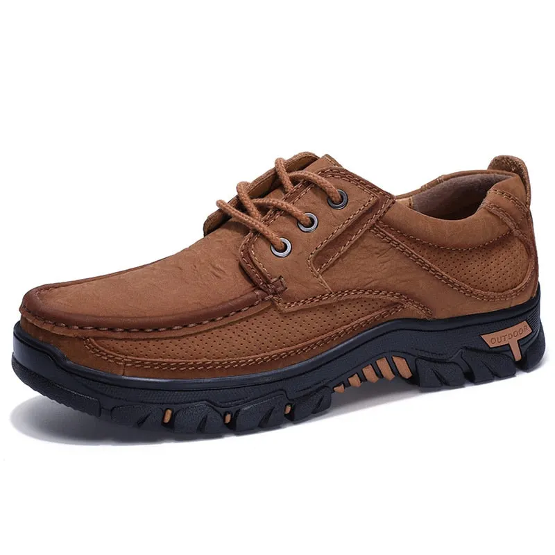 2021 New Men Shoes Genuine Leather Men Flats Loafers High Quality Breathable Outdoor Men Sneakers Male Casual Shoes Plus Size 48
