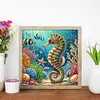 Seahorse-Partial Special Shaped Diamond painting 30*30cm