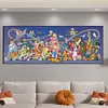 (Big Size)Disney Characters-Full Round Diamond Painting 80*30CM/110*50CM