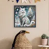 Winter Cats-Partial Special Shaped Diamond Painting 30*30CM