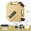 10L Camping Water Jug with Faucet Portable Water Tank for Vehicle Car Camping