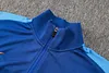 Joyfball 2024/2025 Chelsea Long Zipped Jacket Blue Soccer Jersey 1:1 Thai Quality 