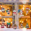10Pcs Christmas Diamond Painting Photo Frame Hanging Pendant for Xmas Tree