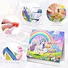 Diamond Painting Unicorn 2027 Paper Calendar Monthly Flip Tabletop Calendar Kit