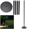 Camping Light Holder Aluminum Alloy Portable Desktop Lamp Stand for Camping