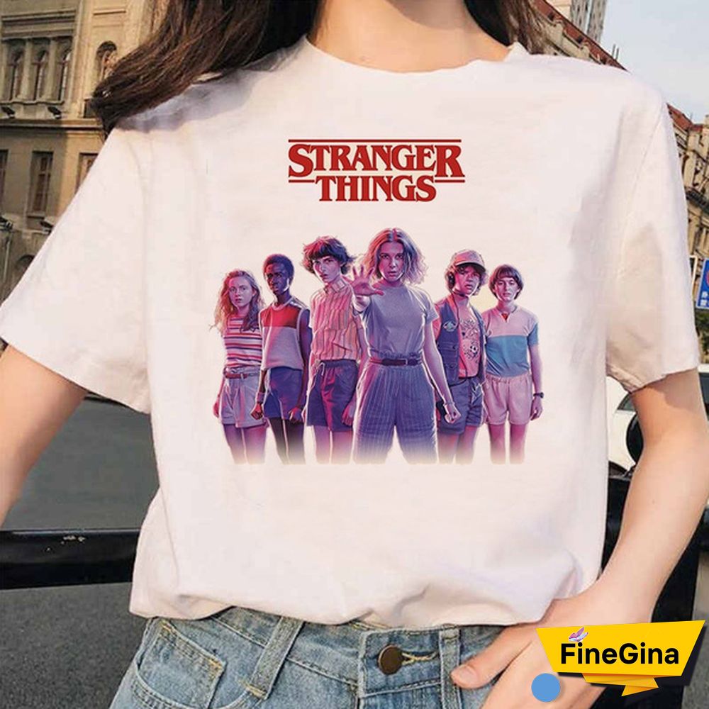 Stranger Things 3 T Shirt Women New Tshirt Female Clothing Hip Hop Femme Streetwear Cartoon Funny Kawaii