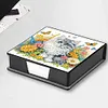 Cat Diamond Painting Memo Pad Holder with 160 Sheets of Paper for DIY Art Craft