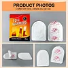 20 Pair Toe Warmers Easily Apply with Adhesive Disposable Feet Warmers Heat Pads