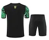2025 Brazil Pre-Match Training Green Shirt+Shorts 1:1 Thai Quality