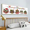 Partial Cross Stitch Kits Christmas Owl 14CT Counted DIY Home Decorations(Brand)