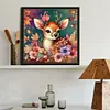 Diamond Painting-DIY Full Round Drill Autumn Elk（40*40CM）