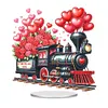 Acrylic Train Hear - 5D DIY Craft Ornament
