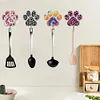6Pcs Diamond Painting Hooks Spotted Dog Paw Diamond Art Craft Wall Hooks