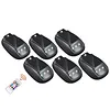 Solar-Power Car Roof Light with RC Punch-Free Universal Signal Mouse Lamp RGB Solar Powered Strobe Pilot Light for Pickup Trucks SUV Motorcycles