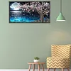 （Big Size）Peach Tree Moon-Full Round Diamond Painting 80*40cm
