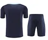 2024 France pre-match training Blue Shirt+Shorts 1:1 Thai Quality