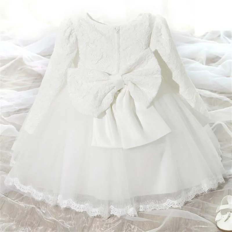 Vintage Kid Girls Dress Baptism Dresses for Girl Baby 1 Year Birthday Dress Christening Gown Infant Party Clothing Baby Vestido