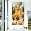 >SALE<5D DIY Full Round Drill Diamond Painting Rose Manor Art Home Decoration (sz2606)