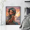 >SALE<Full Embroidery Eco-cotton Thread 11CT Counted Elf Girl Cross Stitch 40x50cm