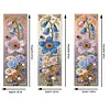 (US Local)3Pcs Special Shaped Flowers 5D DIY Diamond Painting Book Mark for Home Office